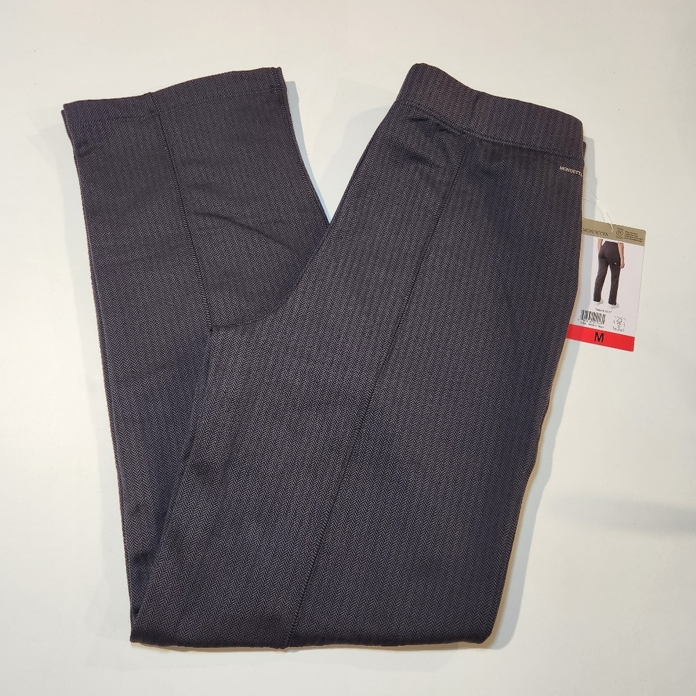 NEW Mondetta Women's Herringbone Straight Leg Pant, Size Medium